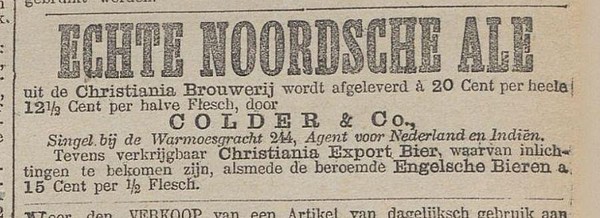 Singel 244 1880 Bierhandel Het nieuws van den dag 07-06-1880