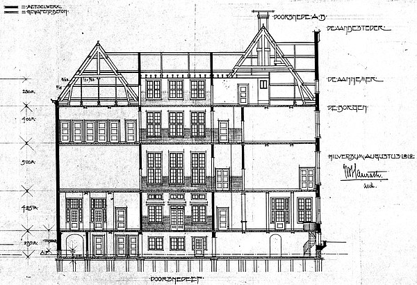 Kloveniersburgwal 73 bouwtek1d 1912