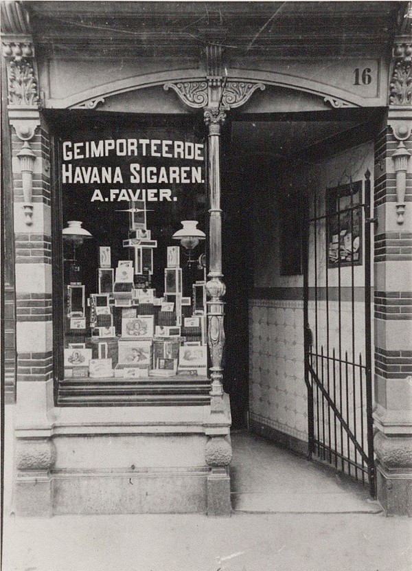 Koningsplein 16 Voorgevel Favier 1904