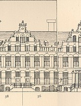 Herengracht 56 tekening Caspar Philips