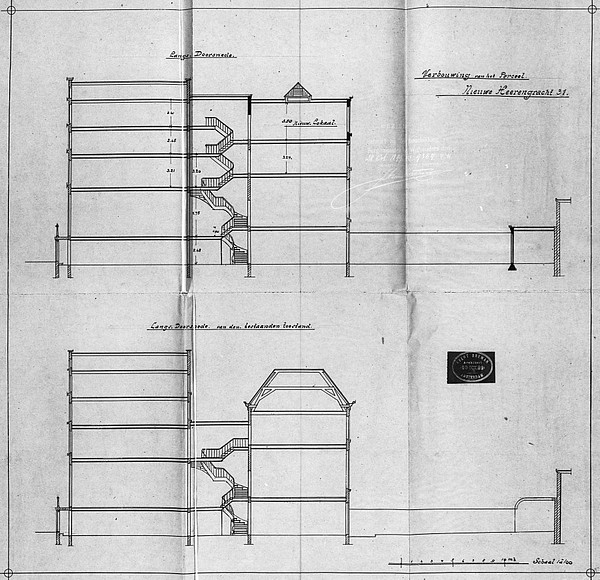 Herengracht 031 1899 bouwtekening 2 SAA