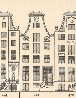 Keizersgracht 472,Tekening Caspar Philips