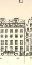 Herengracht 92 tekening Caspar Philips