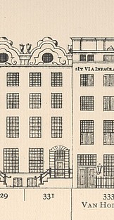 Keizersgracht 331, Tekening Caspar Philips