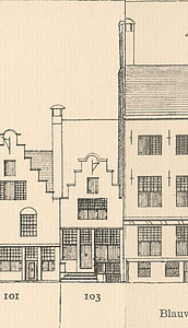 Herengracht 103 tekening Caspar Philips