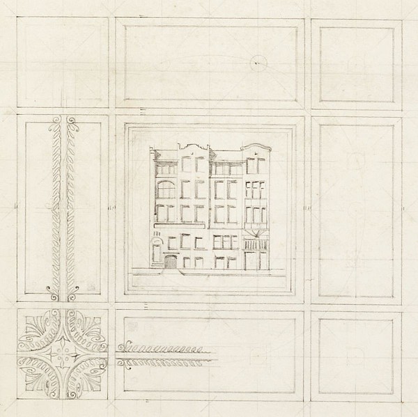 Keizersgracht 289 -291 schets tek 1912-1913 422 SAA 05