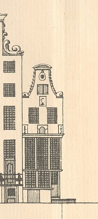 Winkelpand hoek Herengracht - Koningsplein 20