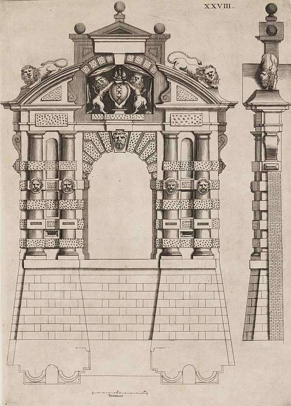 Poort 4 1631  Haarlemmerpoort uit Architectura moderna nr 28 SAA