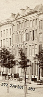 Keizersgracht 279-281 1860 num corr SAA