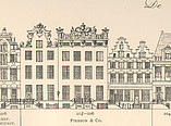 Herengracht 206 - 214, Tekening Caspar Philips