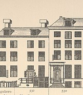 Herengracht 532, tekening Caspar Philips