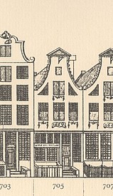 Keizersgracht 705, Tekening Caspar Philips