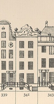 Keizersgracht 341, Tekening Caspar Philips