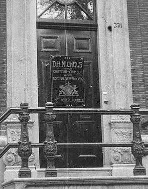 Keizersgracht 756 ingang RCE borden 1924