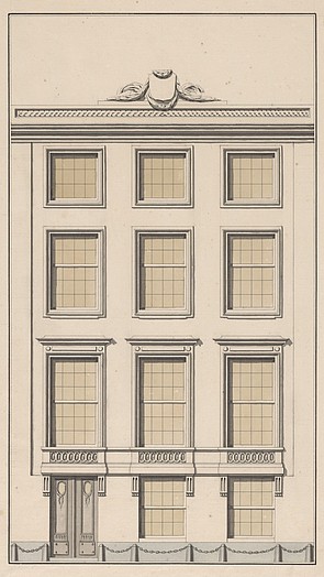 Herengracht 448 bouwtek niet uitg 1772 Druck SAA