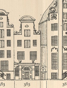 Keizersgracht 385, Tekening Caspar Philips