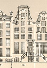 Keizersgracht 453, Tekening Caspar Philips