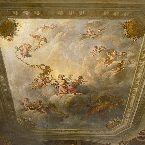 Keizersgracht 162, Plafond in de Senaatszaal