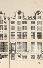 Keizersgracht 729, Tekening Caspar Philips