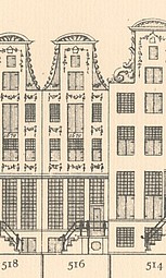 Keizersgracht 516 Tekening Caspar Philips