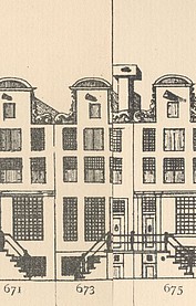 Keizersgracht 673, Tekening Caspar Philips