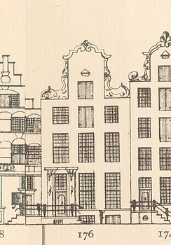 Keizersgracht 176 Tekening Philips Caspar