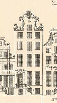 Keizersgracht 322, Tekening Caspar Philips