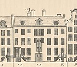 Keizersgracht 517, Tekening Caspar Philips