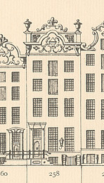 Keizersgracht 258 Tekening Caspar Philips