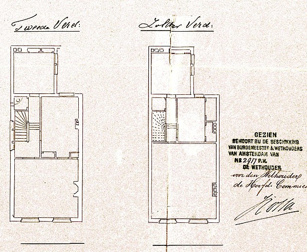 Herengracht 267 verb 1881 verdieping 3-4 PA