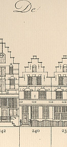 Herengracht 240, tekening Caspar Philips