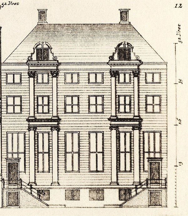 Herengracht 5, Tekening Caspar Philips