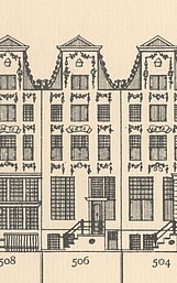 Keizersgracht 506,Tekening Caspar Philips