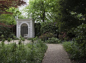 Herengracht 502 Tuin prieeltje van H. Walenkamp uit 1907