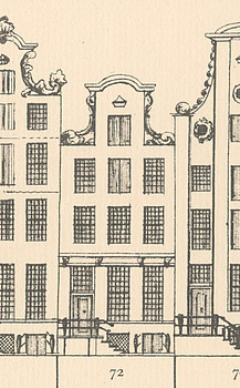 Keizersgracht 72, Tekening Caspar Philips