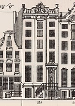 Herengracht 551, Tekening Caspar Philips