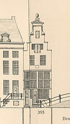 Herengracht 395, Tekening Caspar Philips