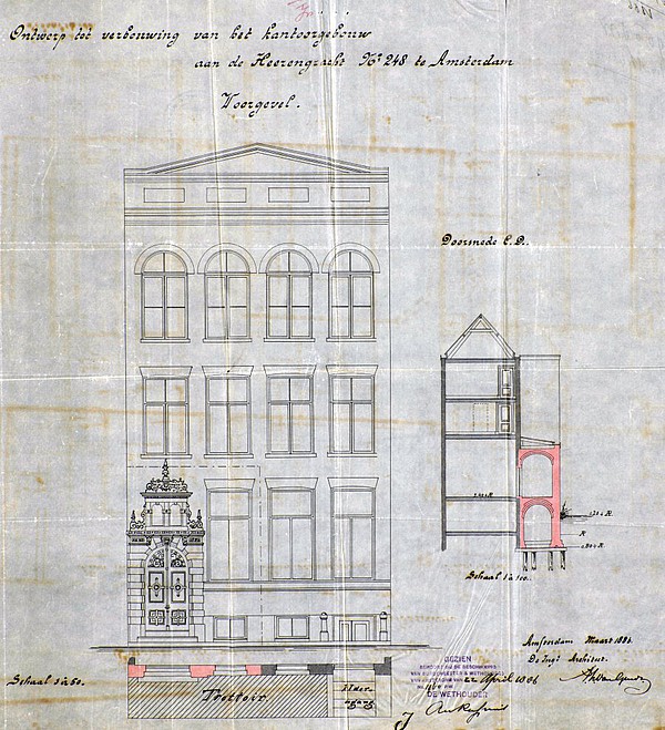 Herengracht 248 1886 aanzicht PA