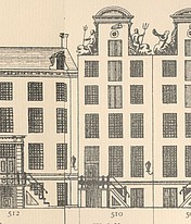 Herengracht 510, tekening Caspar Philips