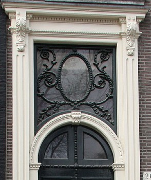 Herengracht 26 snijraam