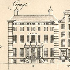 Keizersgracht 452, Tekening Caspar Philips