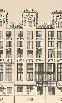 Keizersgracht 445, Tekening Caspar Philips