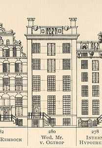 Herengracht 280 tekening Caspar Philips