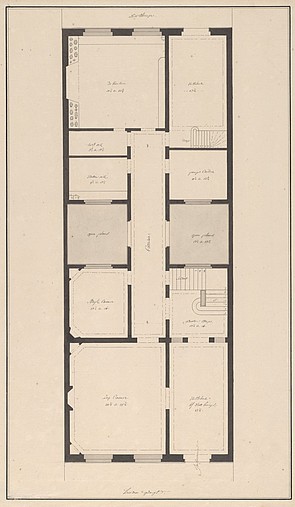 Herengracht 448 beg grond bouwtek  1772 Druck SAA