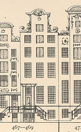 Keizersgracht 469, Tekening Caspar Philips