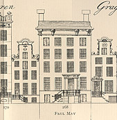 Herengracht 268 tekening Caspar Philips