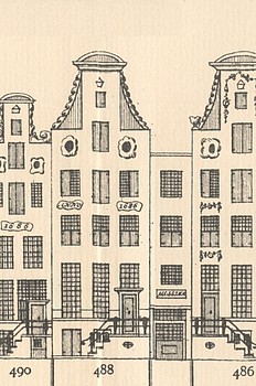 Keizersgracht 488,Tekening Caspar Philips