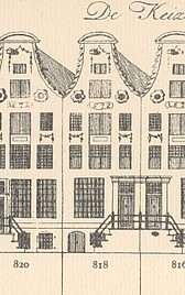 Keizersgracht 818 Tekening Caspar Philips