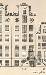 Keizersgracht 589, Tekening Caspar Philips