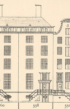 Keizersgracht 558 Tekening Caspar Philips